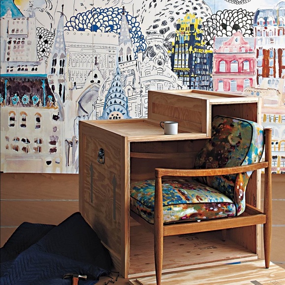 Anthropologie Wall Decor Anthropologie Dreamscape Mural Wallpaper